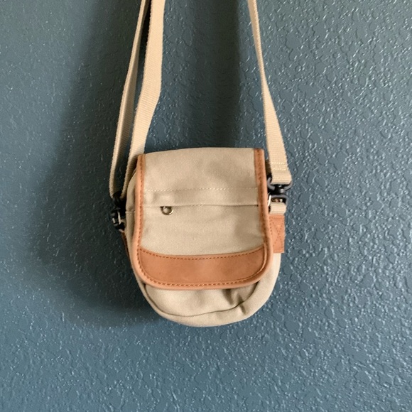 L.L. Bean Bags Ll Bean Cross Body Bag Canvas Tan Poshmark